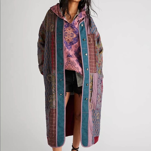 NEW Free People Rolling Thunder Coat - Picture 16 of 16